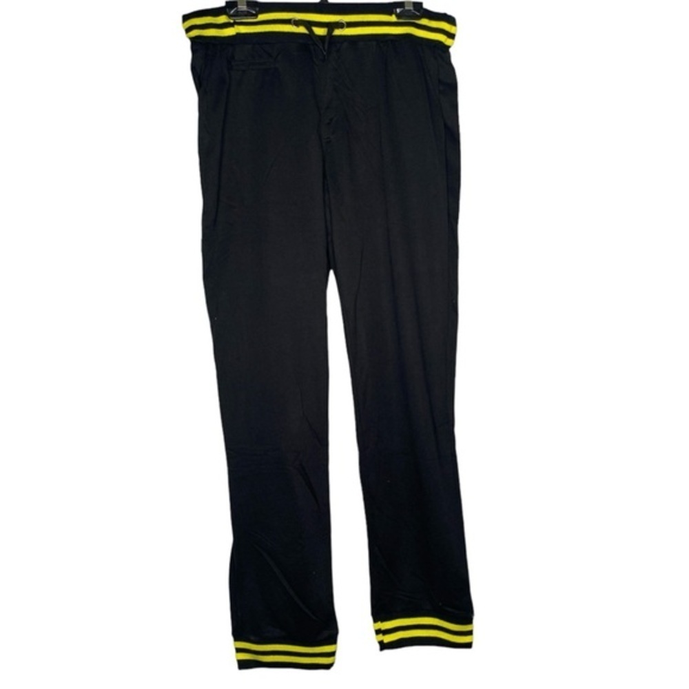 ZYFGfree Stripe Trim Swatpants (Size:XXL, Color:Black/Yellow)